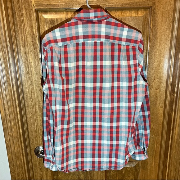 Men’s J Crew Heavyweight Flannel Plaid Shirt S - Picture 4 of 4